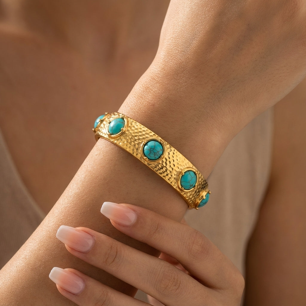 Armband met Turkoois Stenen