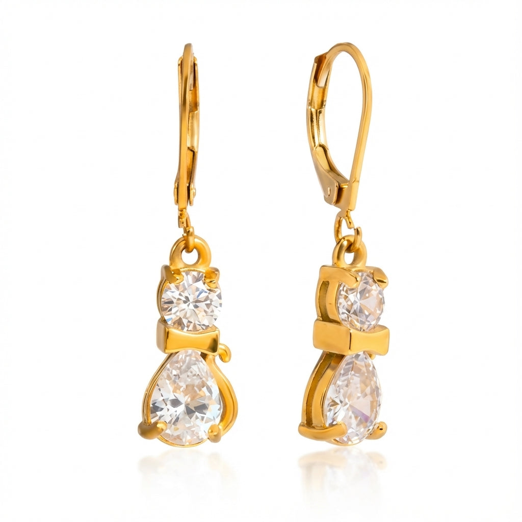 Elegante Gouden Oorbellen