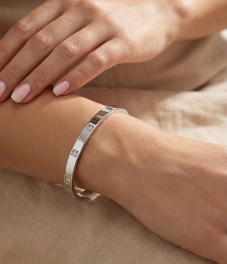 Elegante Zilveren Armband