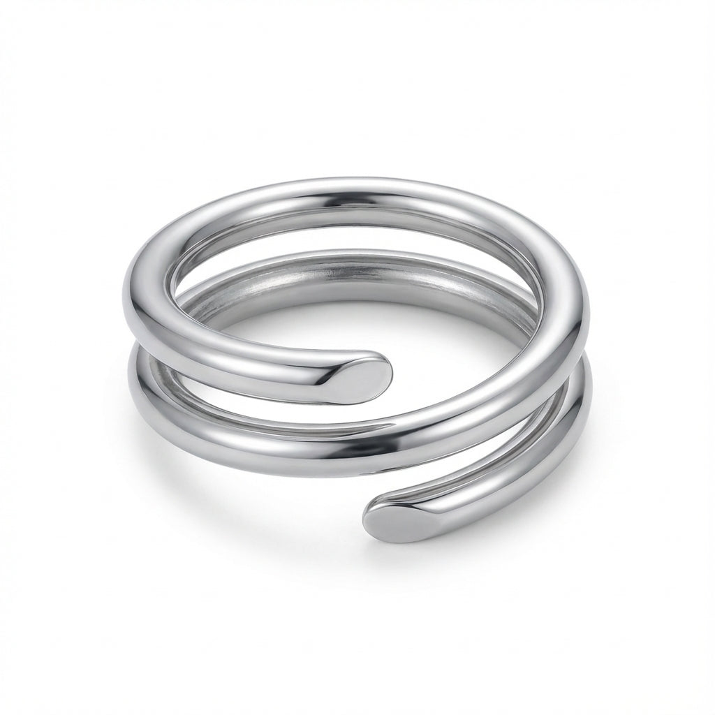 Minimalistische Zilveren Ring