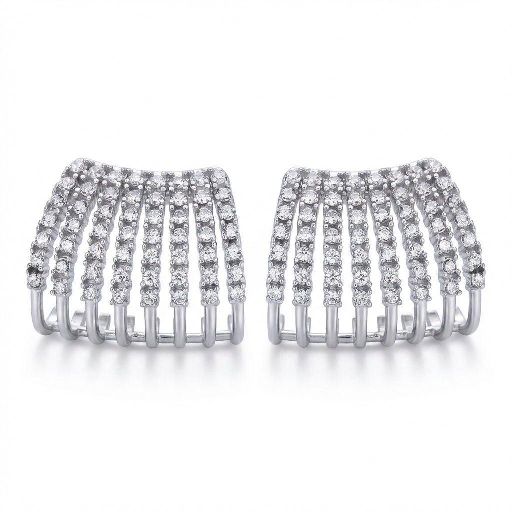 Kristallen oorbellen